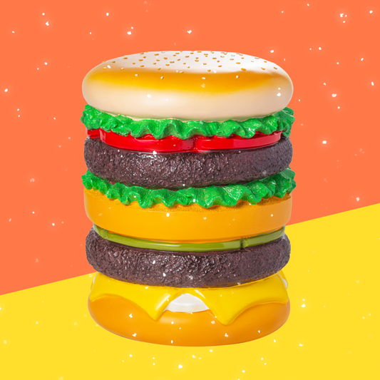 ハンバーガーのイスいーっすね！（サイドテーブルとしても！）