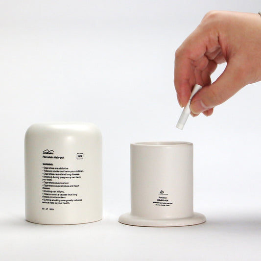 “灰皿感”がゼロの美しい磁器ポット（電子タバコの灰皿）