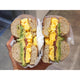 OATS & HONEY BAGEL 調理例